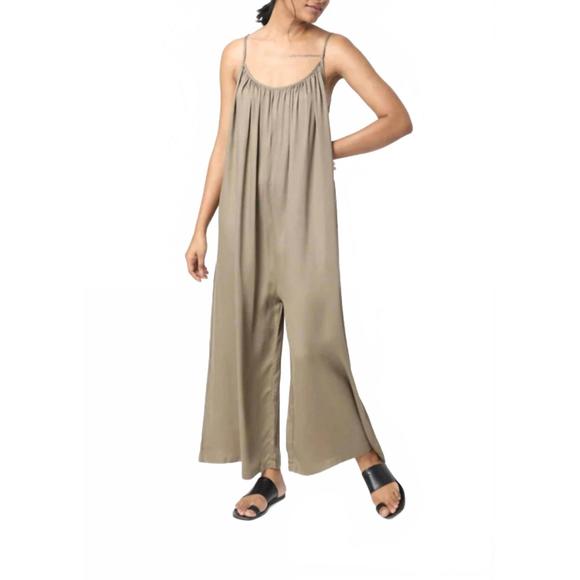 NEW NEU NOMADS madeira jumpsuit in khaki - Picture 1 of 3